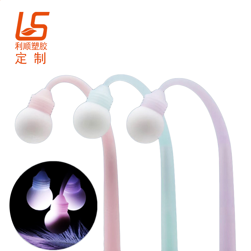 定制LED發光圓珠筆 發光公仔圓珠筆發光中性筆 (2)