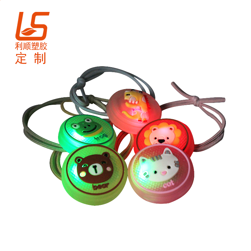 定制兒童LED閃光發帶 戶外夜間發圈安全警示燈閃光發繩 (3)