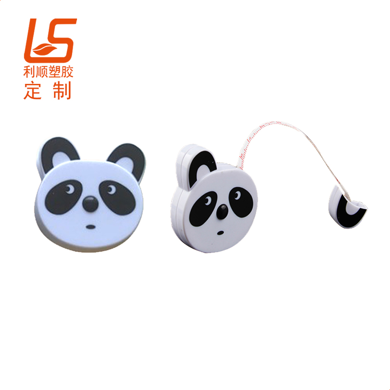 定制硅膠公仔皮尺 卡通迷你學生卷尺