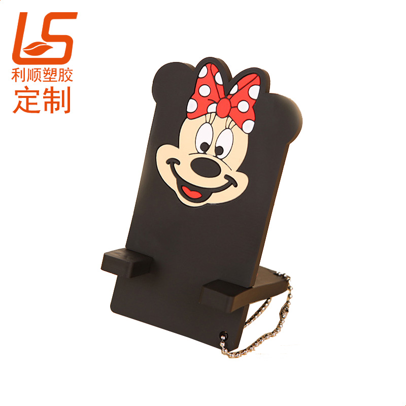 定制PVC軟膠手機(jī)座 PVC公仔手機(jī)座