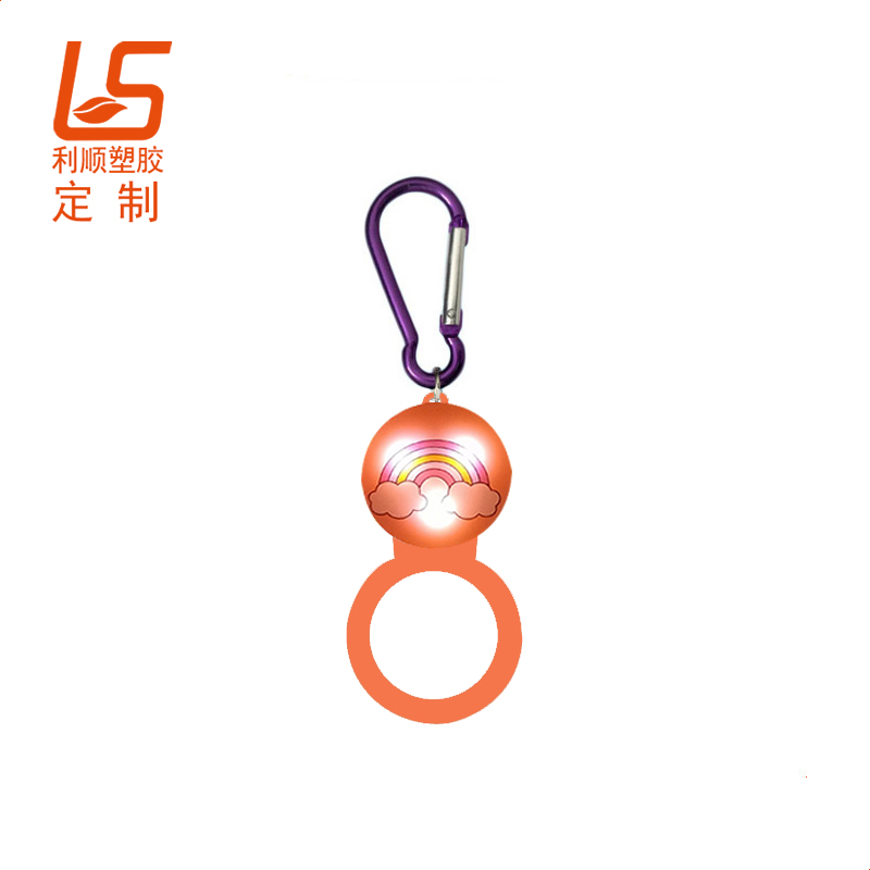 定制硅膠LED發光水瓶登山扣