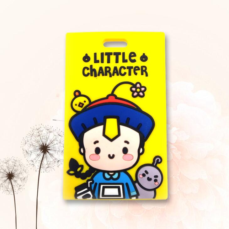 滴膠行李牌-關公關羽行李牌PVC軟膠行李牌 (5)