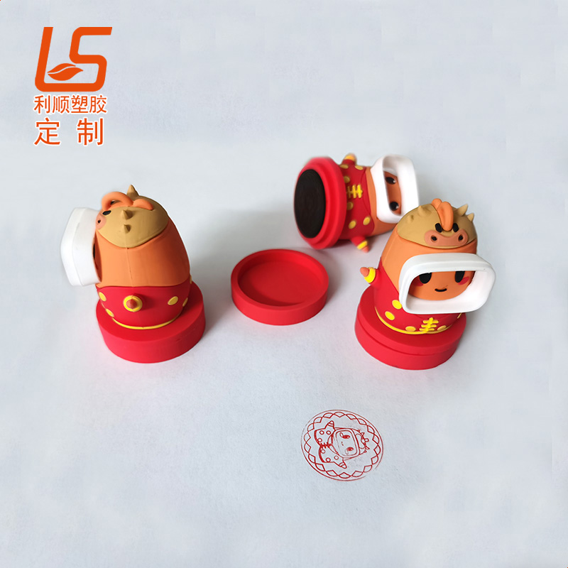 PVC軟膠立體公仔印章 立體公仔光敏儲油印章立體公仔印章 (2)