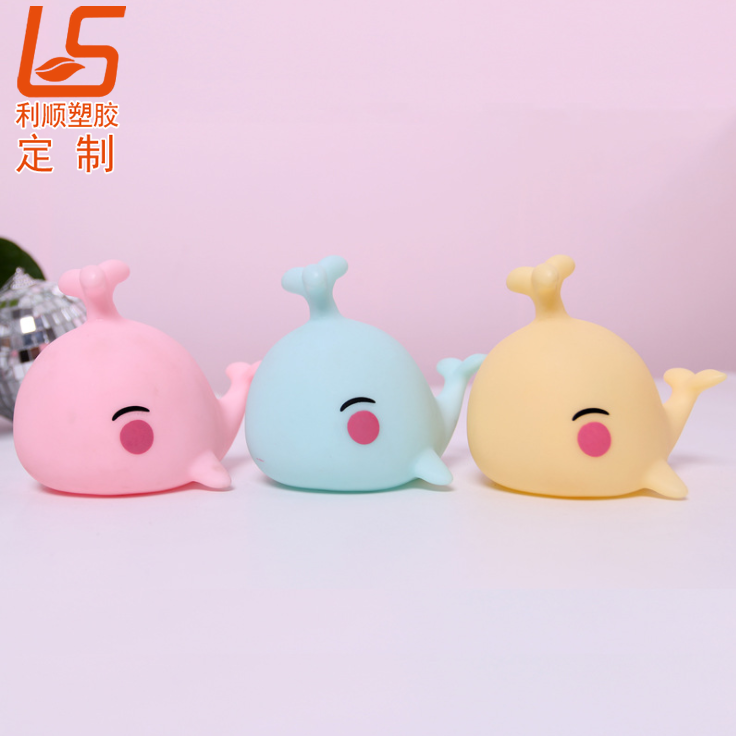 硅膠卡通公仔LED睡眠燈硅膠LED拍拍燈 (5)