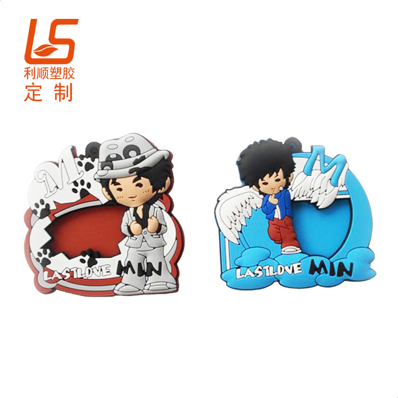 卡通立體圖案相框_pvc冰箱貼相框