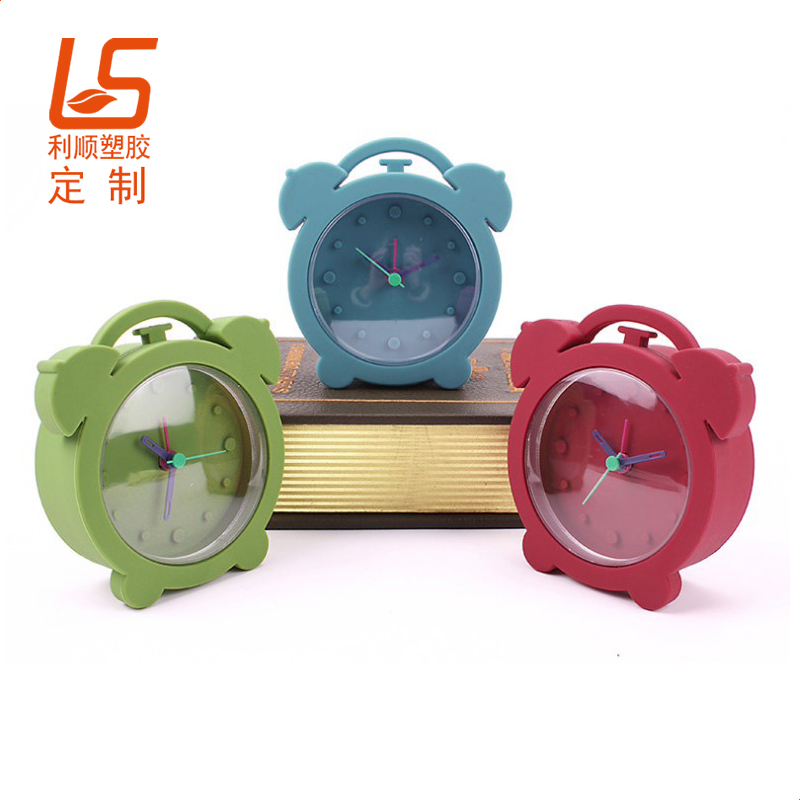 卡通硅膠滴膠鬧鐘
