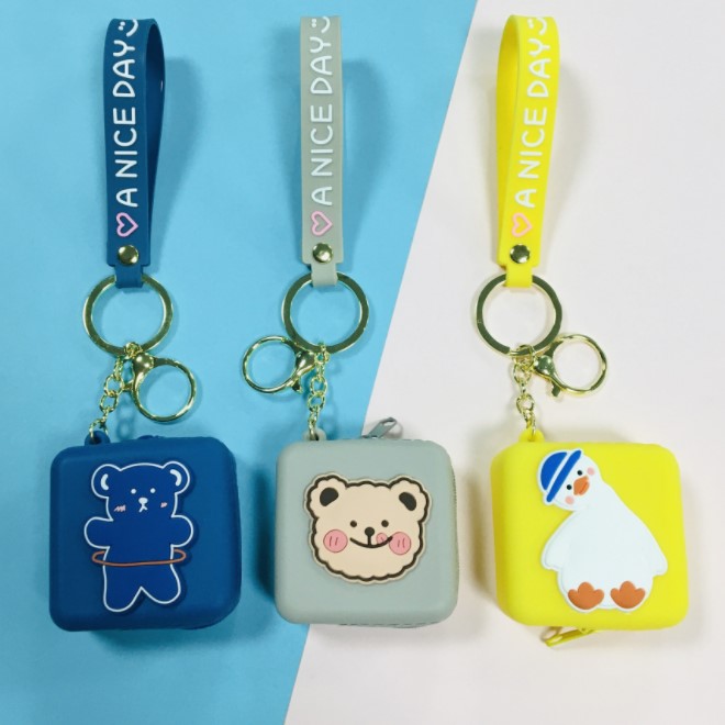 卡通硅膠零錢包